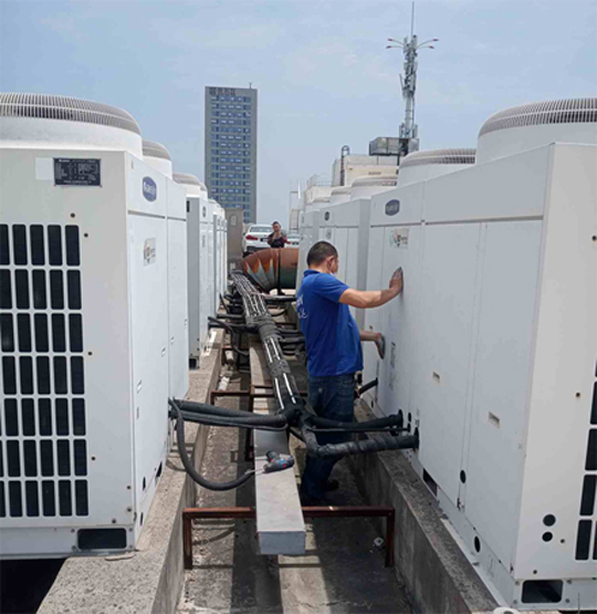 天宁中央空调制热和不制冷系统维修方法